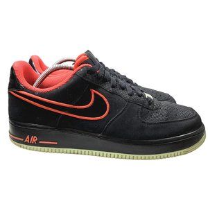 Nike Air Force 1 Low Yeezy Men 10 Black Laser Crimson Arctic Green 488298 048